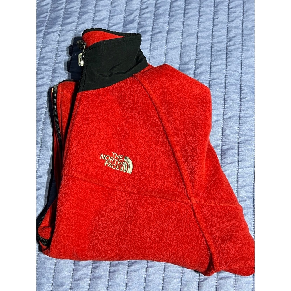 The North Face youth/junior red fleece jacket Size M #outdoor #fleece - Picture 2 of 12